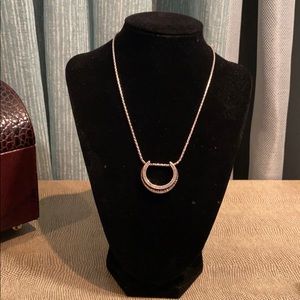 NWOT Brighton Three Quarter Moon Necklace